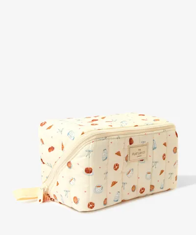 The Flat Lay Co. - Marshmallow Flat Lay Makeup Box Bag - Patisserie