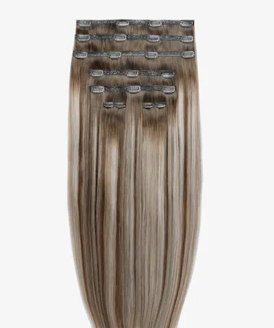 Beauty Works - 20" Double Hair Set Clip-In Extensions