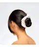 Brushworks - Lace Scrunchies Black & White 2 Pack