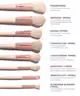 By BEAUTY BAY - Rose Glow 18 Piece Brush Set With Brush Stand