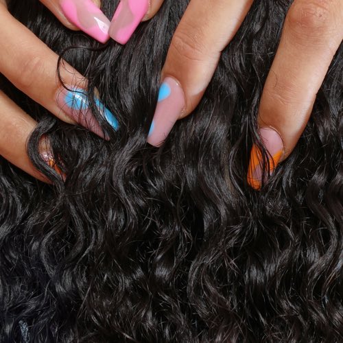 العناية بتموجات الشعر