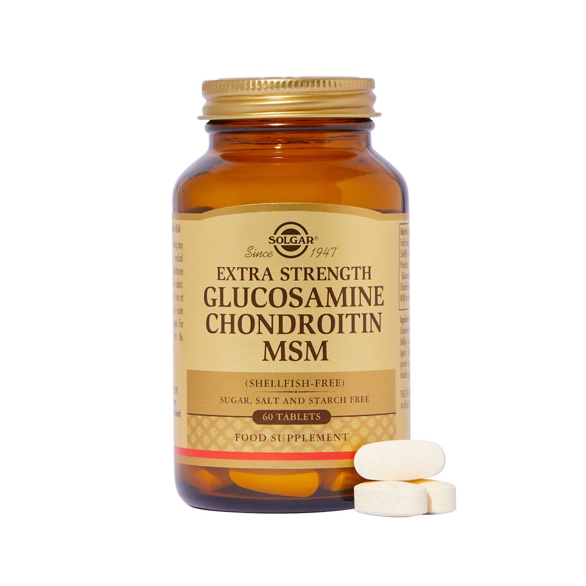 Solgar Extra Strength Glucosamine Chondroitin MSM Tablets