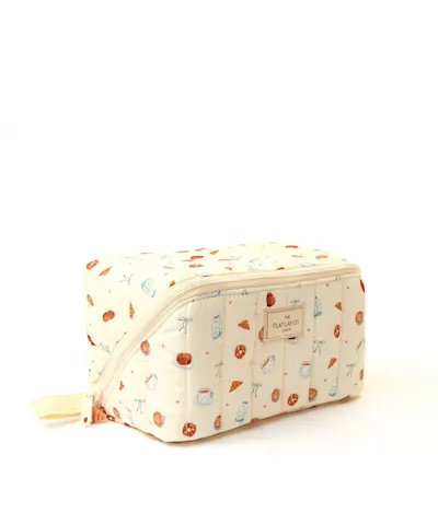 The Flat Lay Co. - Marshmallow Flat Lay Makeup Box Bag - Patisserie