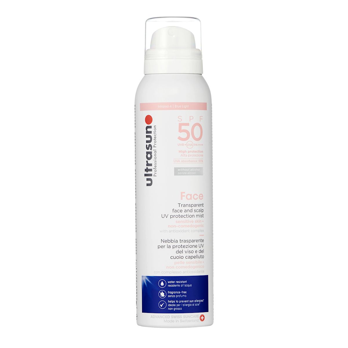 Ultrasun Uv Face And Scalp Mist Spf50 150ml