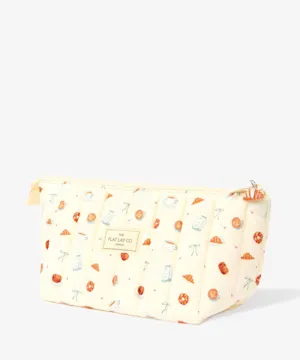 theflatlayco Marshmallow Essential Makeup Pouch - Patisserie