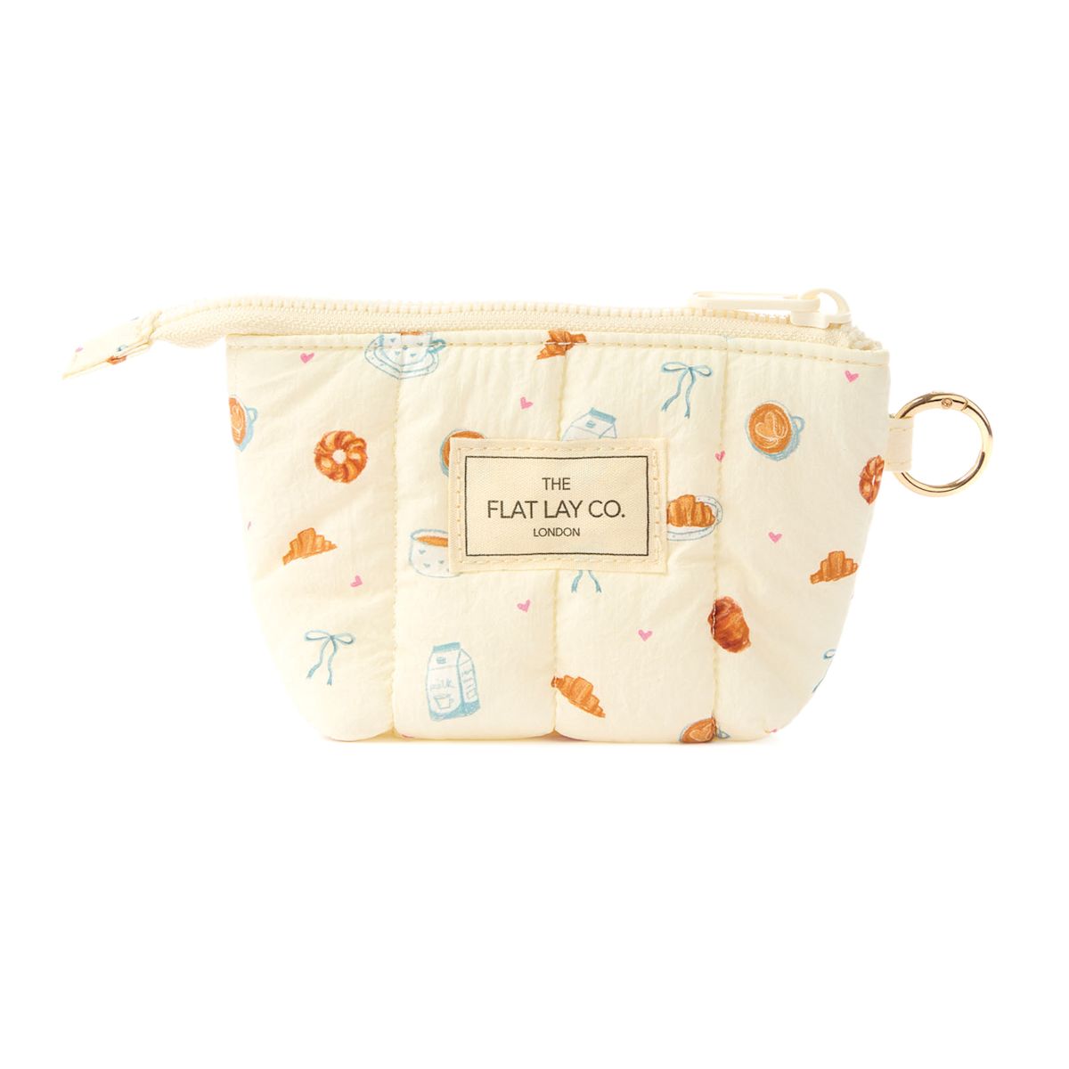 The Flat Lay Co Mini Keyring Pouch - Espresso