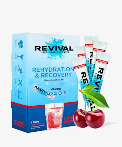 Revival Shots - Rehydration & Recovery Electrolyte Drink Wild Cherry