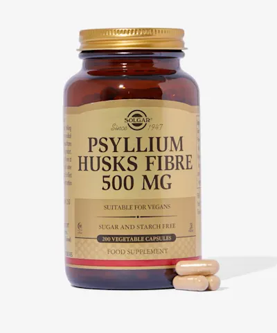 Solgar - Psyllium Husks Fibre 500 mg Vegetable Capsules