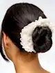 Brushworks - Lace Scrunchies Black & White 2 Pack