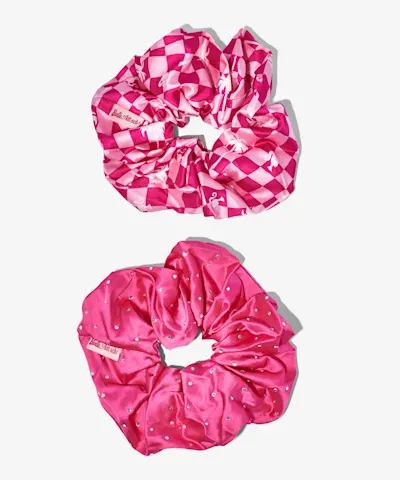 Kitsch - Barbie x Kitsch Satin Brunch Scrunchies 2pc