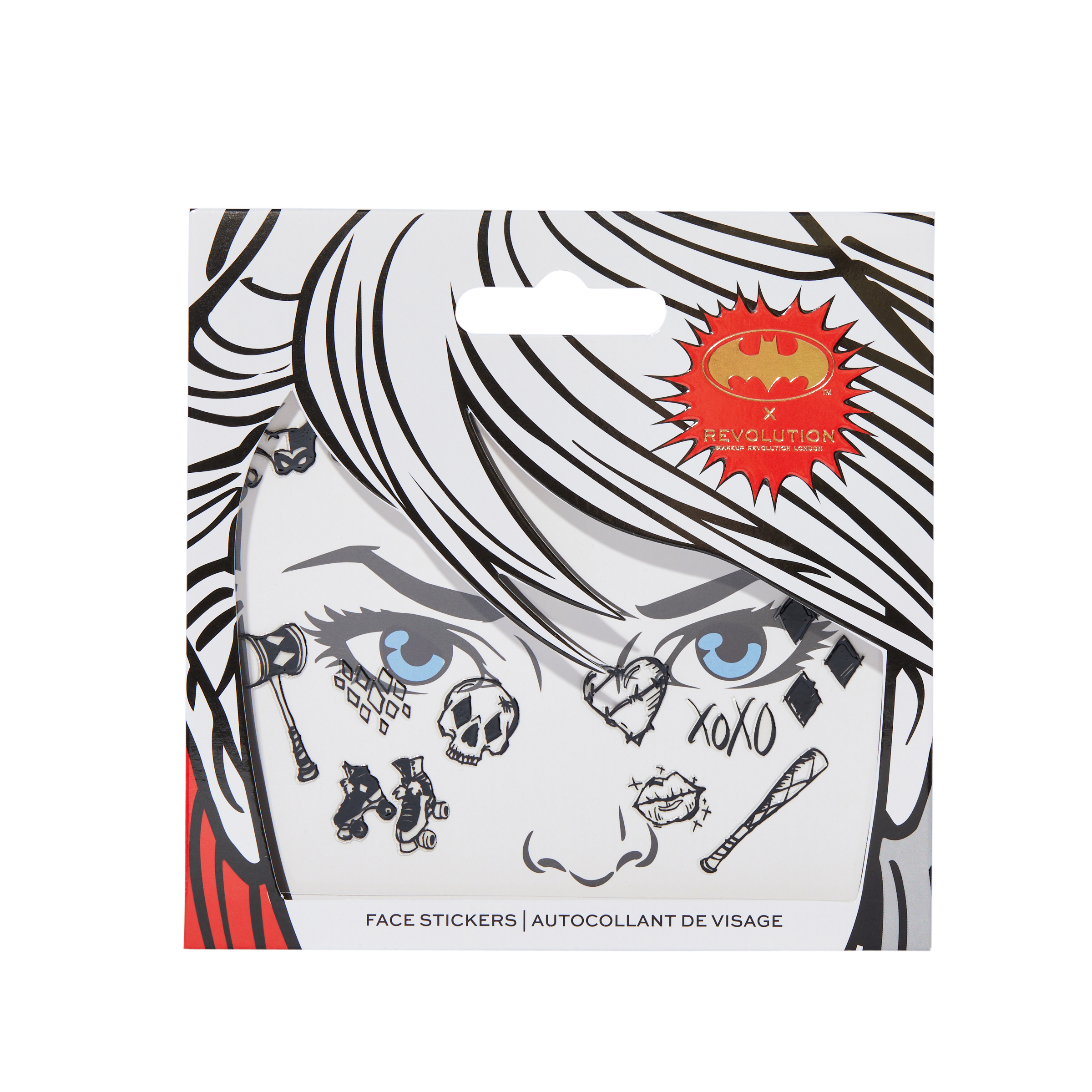 Revolution x DC Harley Quinn Face Stickers