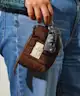 The Flat Lay Co. - Mini Keyring Pouch Espresso