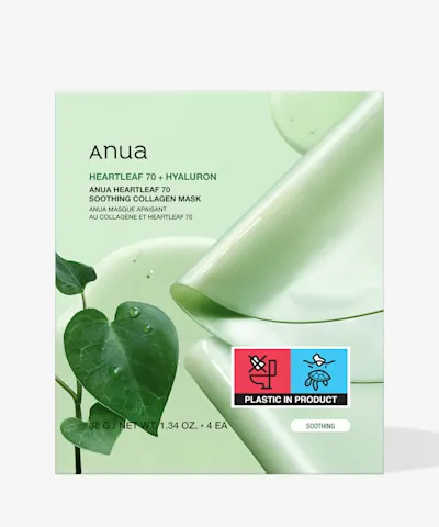 ANUA - Heartleaf 70 Soothing Collagen Mask (4 Sheets)