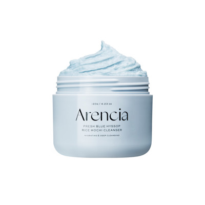 Arencia Fresh Blue Hyssop Rice Mochi Cleanser 120g