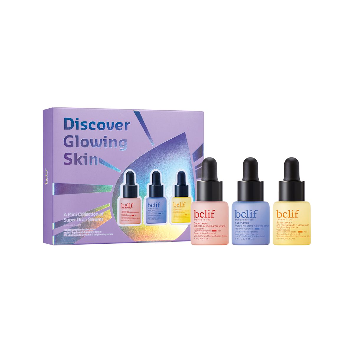 Belif Discover Glowing Serum Mini Kit