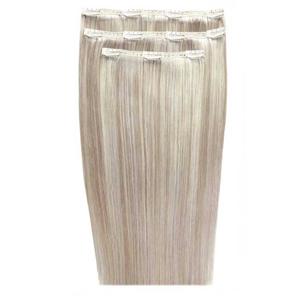 Beauty Works 18" Deluxe Remy Instant Clip-In Hair Extensions Barley Blonde