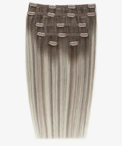 Beauty Works - 18" Double Hair Set Clip-In Extensions