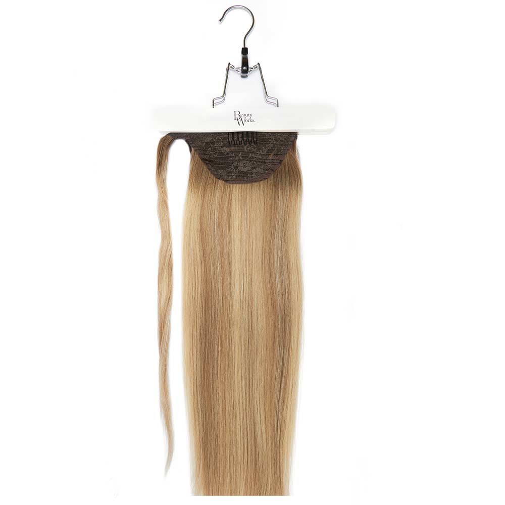 18" Super Sleek ClipIn Invisi Ponytail Boulevard