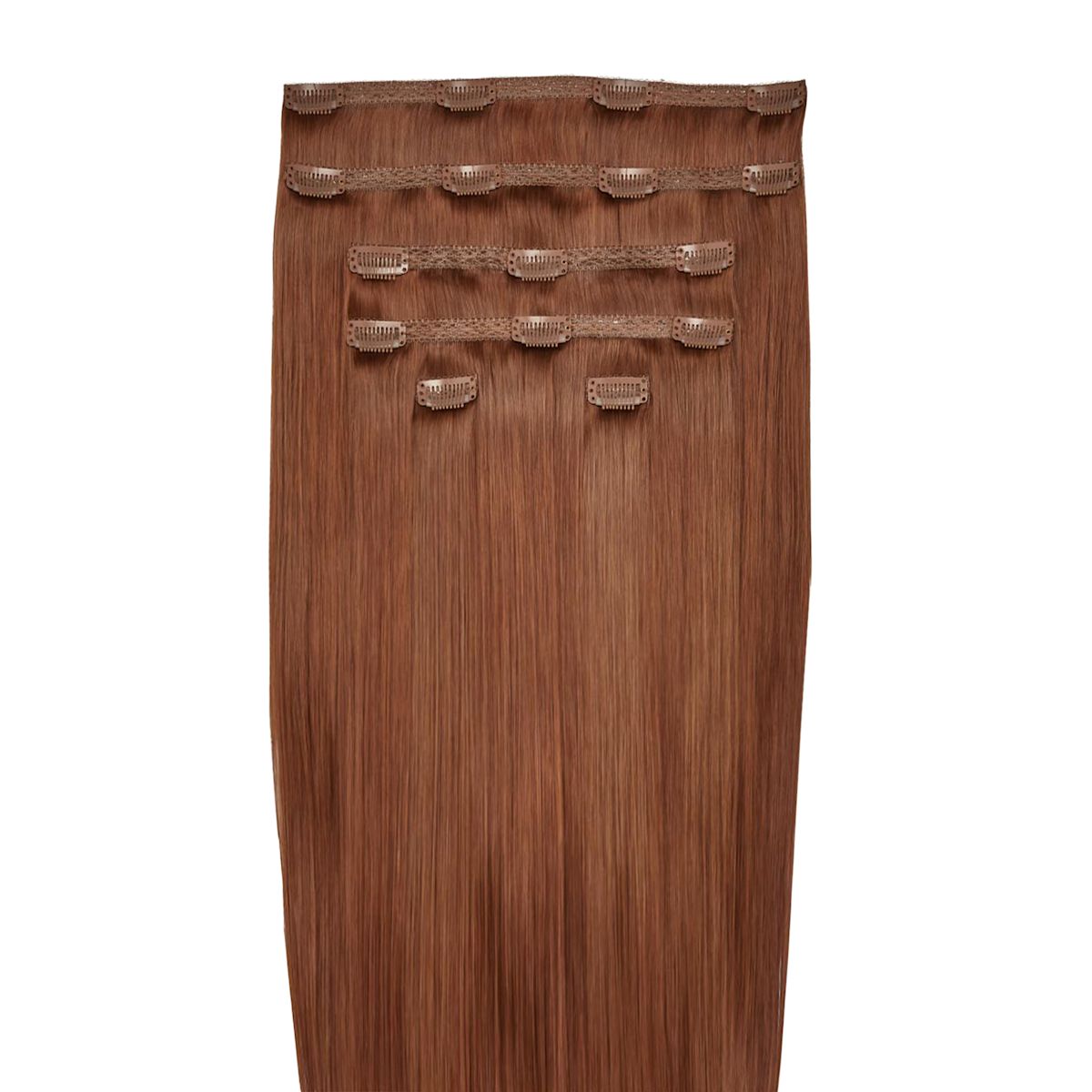 Beauty Works 18" Double Hair Set Clip-In Extensions Amber