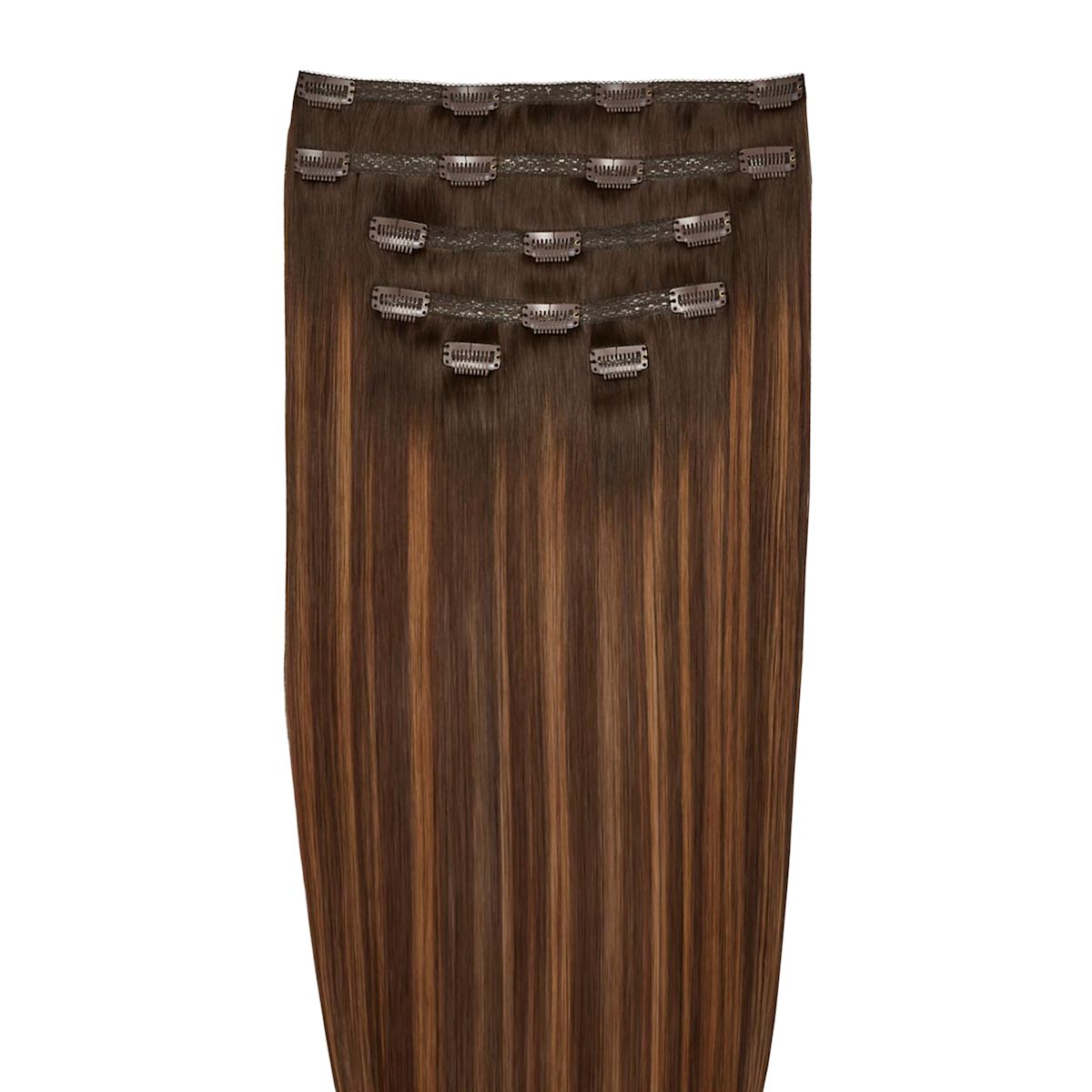 Beauty Works 18" Double Hair Set Clip-In Extensions Cinnamon Melt
