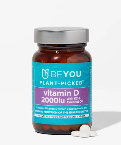 BeYou - Plant-Picked Supplements Vitamin D3, K2 & Coconut