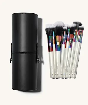 beautybay Prism 12 Piece Travel Brush Set With Holder