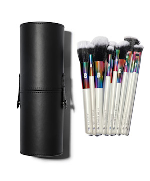 Prism 12 Piece Travel Brush Set With Holder