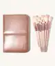 By BEAUTY BAY - Rose Glow 18 Piece Brush Set With Brush Stand