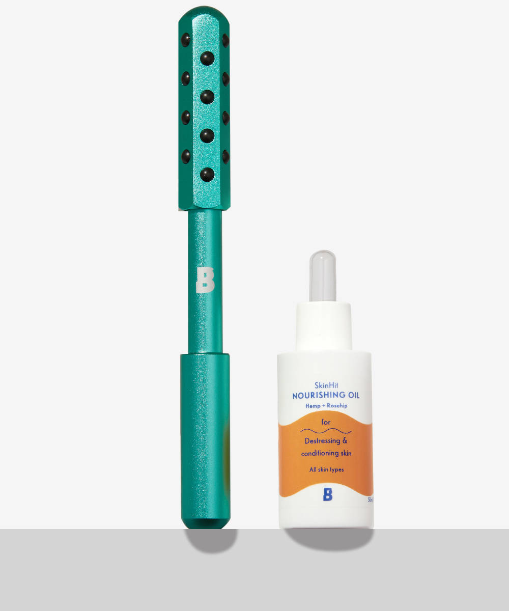 beautybay.com | FACIAL ROLLER AND SKINHIT NOURISHING OIL DUO