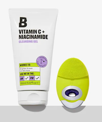 By BEAUTY BAY - Vitamin C Cleansing Gel + Cleansing Brush Duo