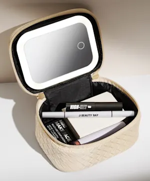 beautybay LED Mirror Mini Travel Beauty Bag Cream