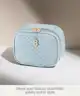 By BEAUTY BAY - LED Mirror Mini Travel Beauty Bag Blue