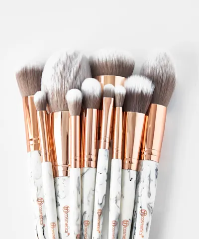 BH Cosmetics - Marble Luxe 10 Piece Brush Set 