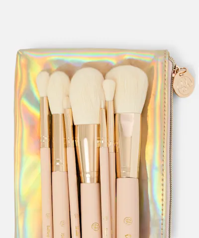 BH Cosmetics - Travel Series 7 Piece Face & Eye Brush Set with Bag