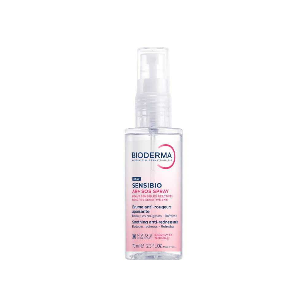 Bioderma Sensibio AR+ SOS Spray – Soothing Anti-Redness Mist for Sensitive Skin Prone to Redness