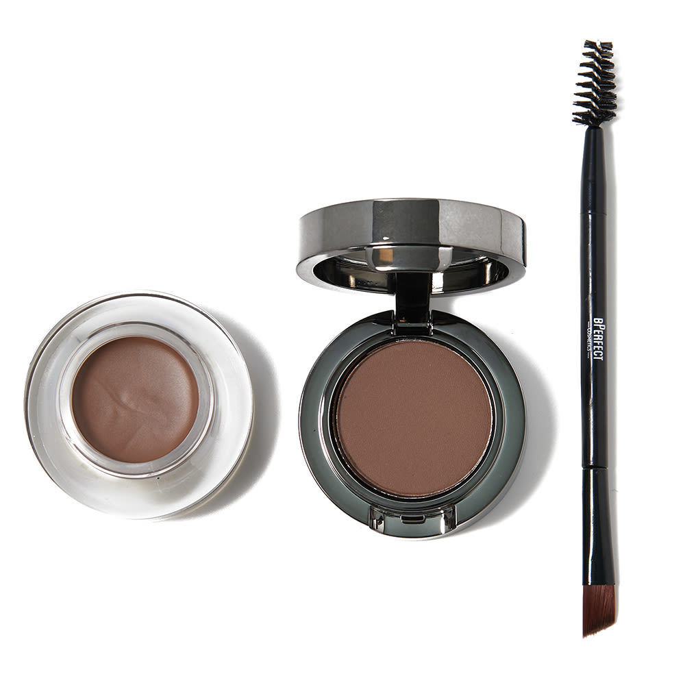 BPerfect Indestructi'Brow Lock & Load Eyebrow Powder & Pomade Duo Brown