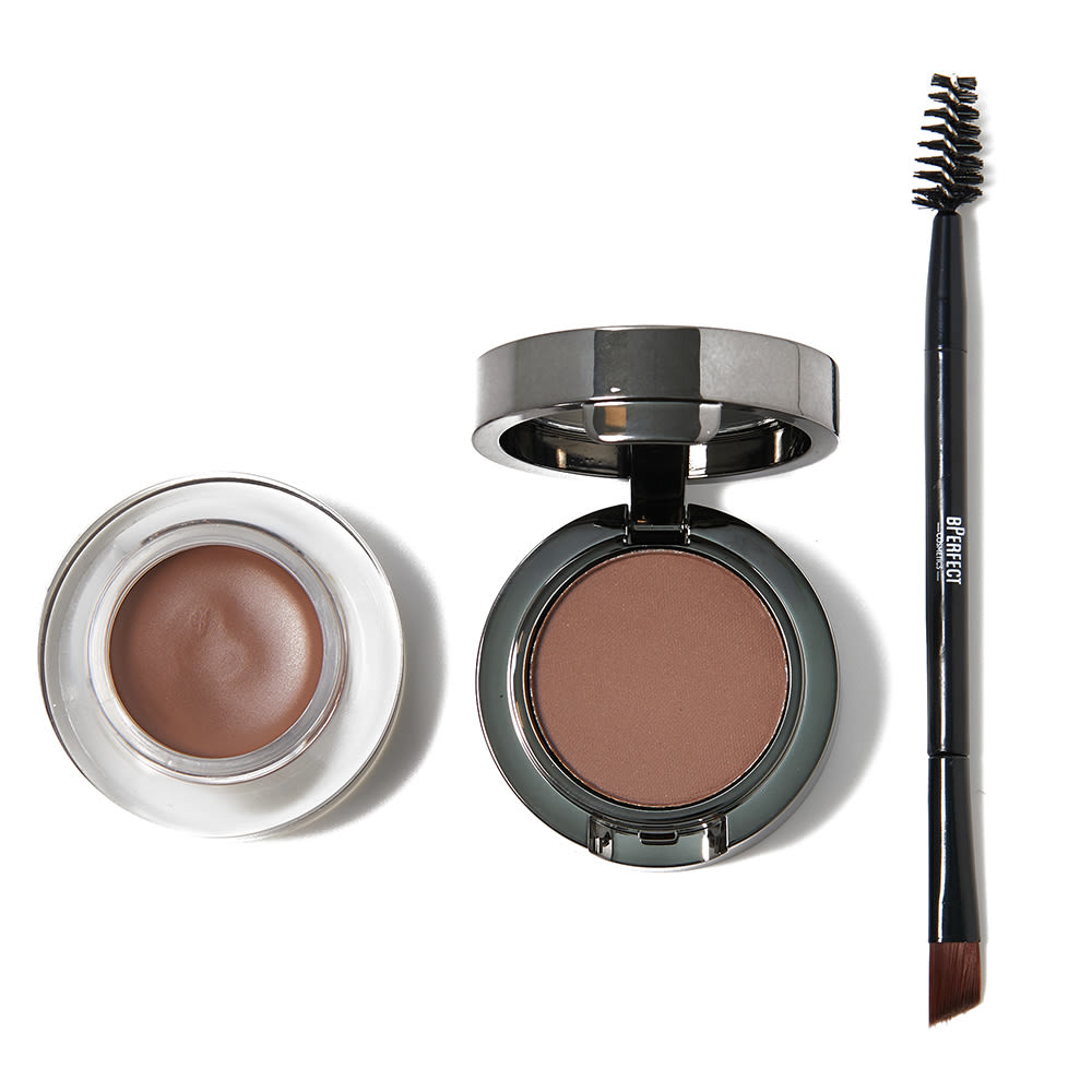 BPerfect Indestructi'Brow Lock & Load Eyebrow Powder & Pomade Duo Dark Brown