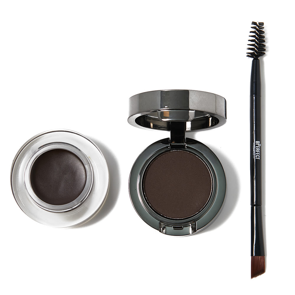 BPerfect Indestructi'Brow Lock & Load Eyebrow Powder & Pomade Duo Charcoal