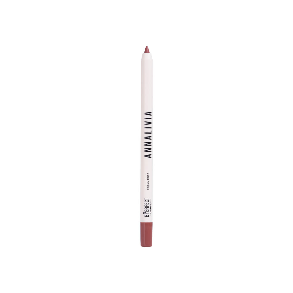 BPerfect Cosmetics x Annalivia Lip Library Creamy Lip Liner Robyn Rose - Warm Mauve Pink