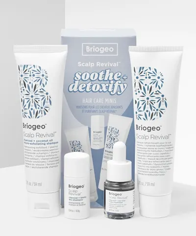 Briogeo - Scalp Revival™ Soothe + Detoxify Travel Set for Dry, Itchy, Oily Scalp