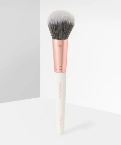 Brushworks - White & Gold Blush Brush