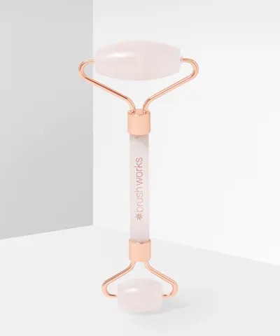 Brushworks - Brazilian Rose Quartz Roller