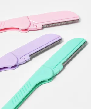 brushworks Precision Pastel Eyebrow Razors