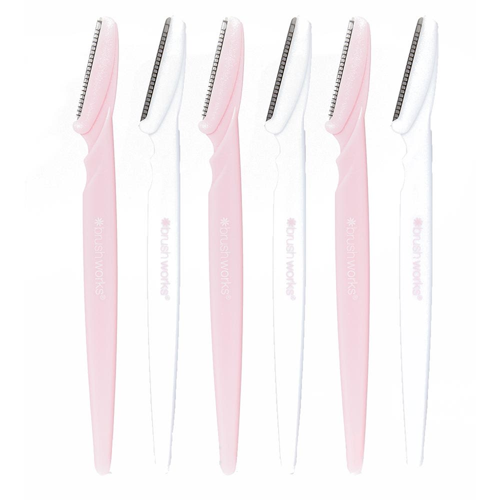 Brushworks Angled Dermaplaners - Pack of 6