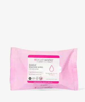 Brushworks Makeup Remover Wipes - 25 Sheets