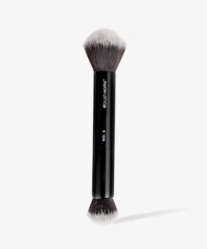 Brushworks No. 6 Double Ended Powder and Buff Brush