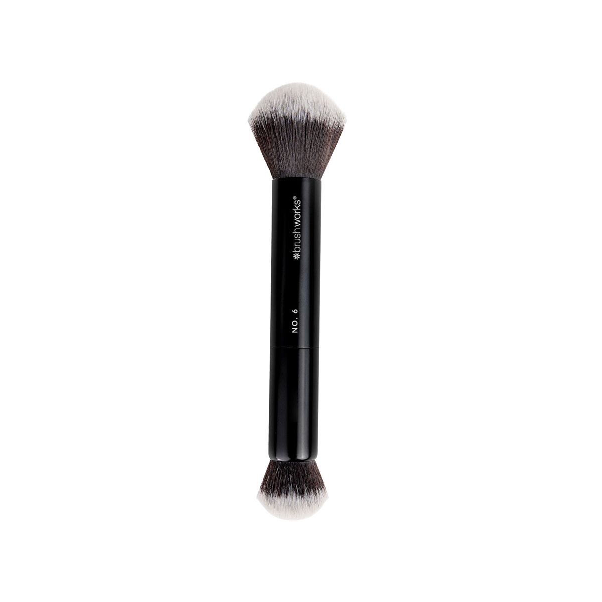 Brushworks No. 6 Double Ended Powder and Buff Brush