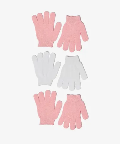Brushworks - Exfoliating Gloves 3 Pack