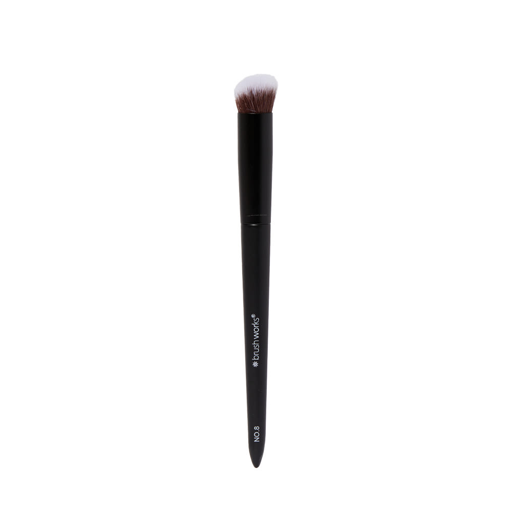 Brushworks No. 8 Precise Angled Concealer Buffing Brush