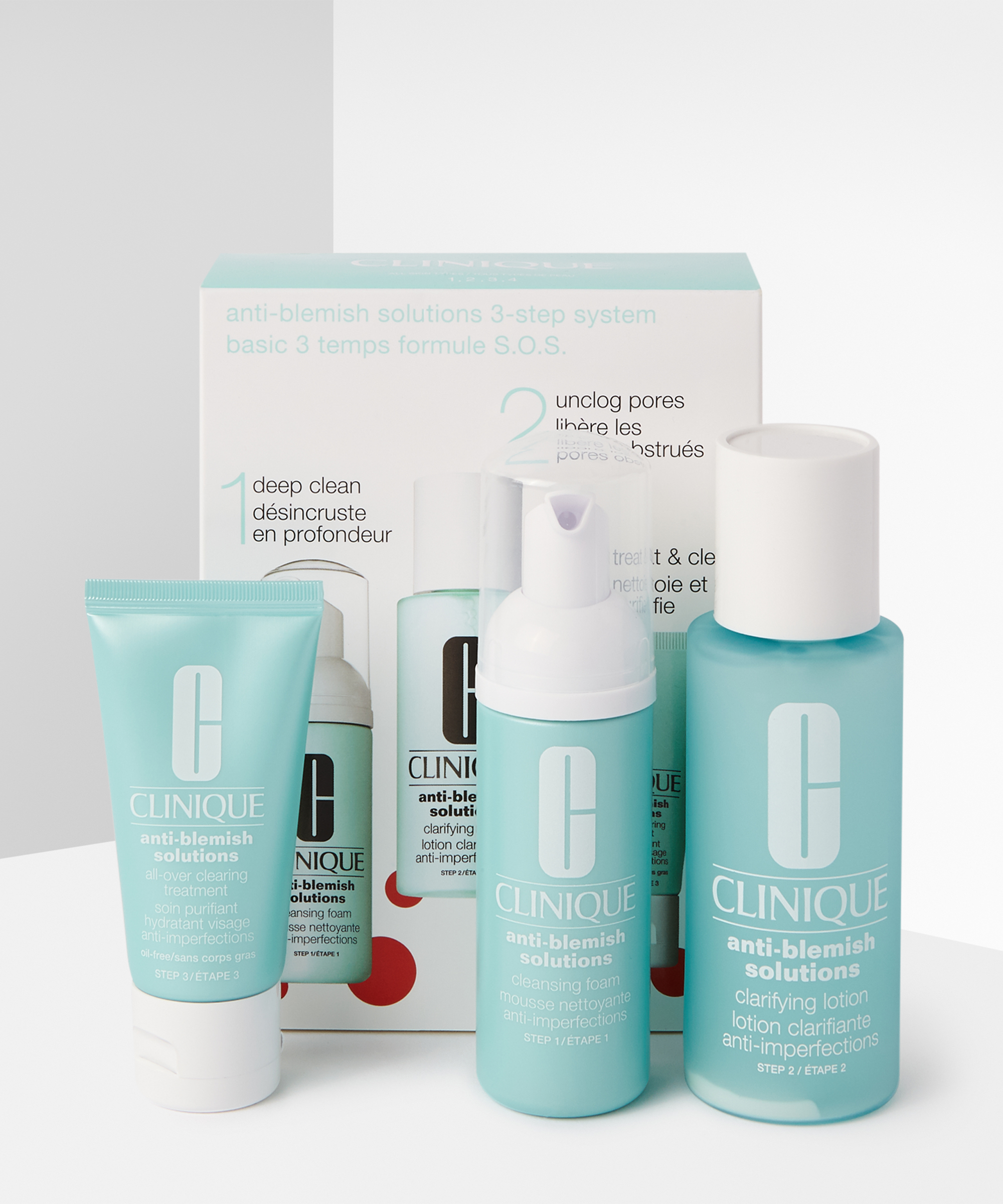 clinique 3 step acne solutions